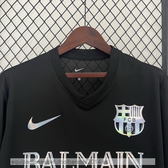 Nuevo Tailandia Especial Camiseta Barcelona 24/25 Negro Baratas